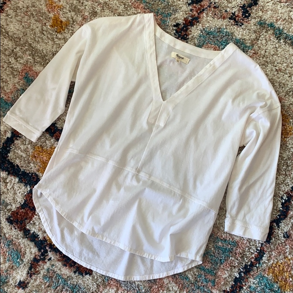 Madewell boho oversized top shirt blouse